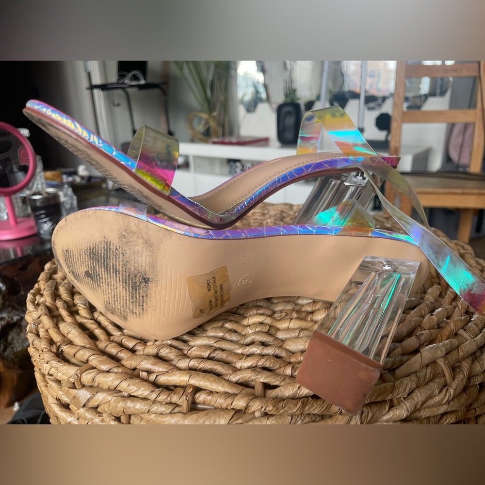 Cape Robbin Iridescent Strap Heels - Picture 16 of 16